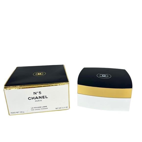 CHANEL Makeup Chanel N No5 The Loose Powder 45g511 Oz Box Perfumed Body Talc France Rare